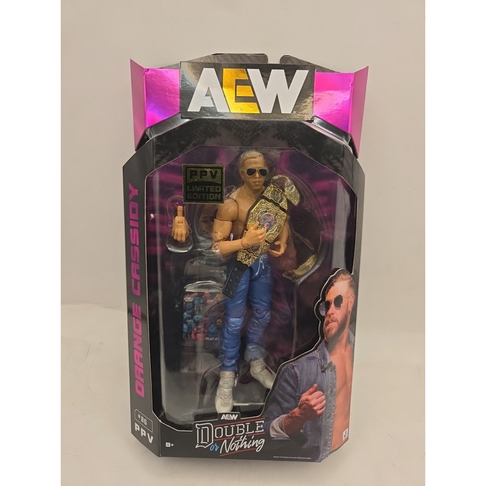Orange Cassidy #06 AEW Champion Unrivaled PPV Limited Action Figure Sealed NEW B